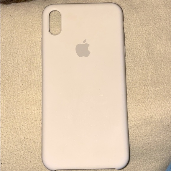 White Apple IPhone X Max Case